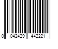 Barcode Image for UPC code 0042429442221