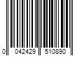 Barcode Image for UPC code 0042429510890