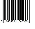 Barcode Image for UPC code 0042429545366