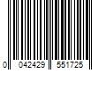 Barcode Image for UPC code 0042429551725