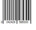 Barcode Image for UPC code 0042429585300