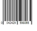 Barcode Image for UPC code 0042429598065