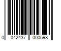 Barcode Image for UPC code 0042437000598