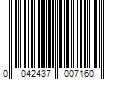 Barcode Image for UPC code 0042437007160