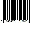 Barcode Image for UPC code 0042437013819