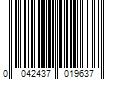 Barcode Image for UPC code 0042437019637