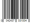 Barcode Image for UPC code 0042437031004