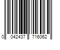 Barcode Image for UPC code 0042437716062