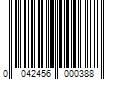 Barcode Image for UPC code 0042456000388