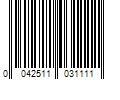 Barcode Image for UPC code 0042511031111