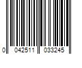 Barcode Image for UPC code 0042511033245