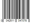 Barcode Image for UPC code 0042511047075