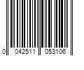 Barcode Image for UPC code 0042511053106