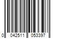 Barcode Image for UPC code 0042511053397