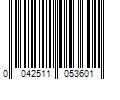 Barcode Image for UPC code 0042511053601