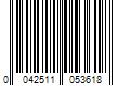 Barcode Image for UPC code 0042511053618