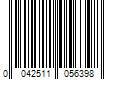 Barcode Image for UPC code 0042511056398