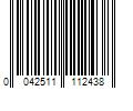 Barcode Image for UPC code 0042511112438