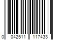 Barcode Image for UPC code 0042511117433