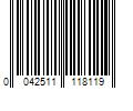 Barcode Image for UPC code 0042511118119