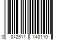 Barcode Image for UPC code 0042511140110