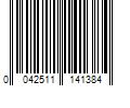 Barcode Image for UPC code 0042511141384