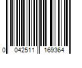 Barcode Image for UPC code 0042511169364