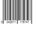 Barcode Image for UPC code 0042511175747