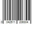 Barcode Image for UPC code 0042511206304