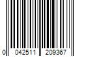 Barcode Image for UPC code 0042511209367