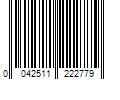 Barcode Image for UPC code 0042511222779