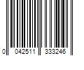 Barcode Image for UPC code 0042511333246