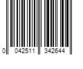 Barcode Image for UPC code 0042511342644