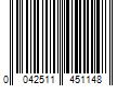 Barcode Image for UPC code 0042511451148