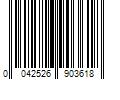 Barcode Image for UPC code 0042526903618