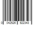 Barcode Image for UPC code 0042526922343