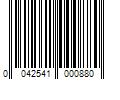 Barcode Image for UPC code 0042541000880