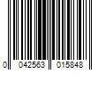 Barcode Image for UPC code 0042563015848