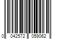 Barcode Image for UPC code 0042572059062