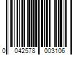 Barcode Image for UPC code 0042578003106