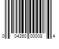 Barcode Image for UPC code 004260000084