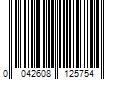 Barcode Image for UPC code 0042608125754