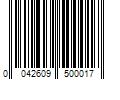 Barcode Image for UPC code 0042609500017