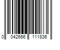 Barcode Image for UPC code 0042666111836