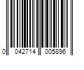 Barcode Image for UPC code 0042714005896. Product Name: Playtex Cross Your Heart Lightly Lined Wirefree Bra White 36A Women's