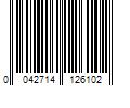 Barcode Image for UPC code 0042714126102