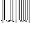 Barcode Image for UPC code 0042714196006