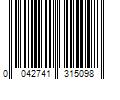 Barcode Image for UPC code 0042741315098