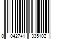 Barcode Image for UPC code 0042741335102