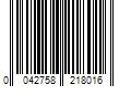 Barcode Image for UPC code 0042758218016